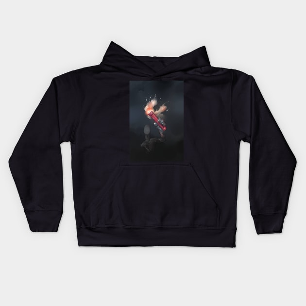 Naphtha Flares Kids Hoodie by Grindwheel Games Store